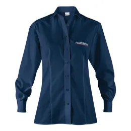 Dienstbluse BÜTTNER, dunkelblau, 1/1 Arm