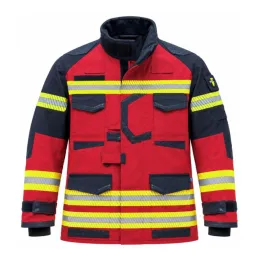 Überjacke ALPHA, rot Matrix/schwarzblau
