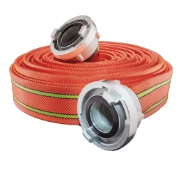 Druckschläuche TITAN X-TREME, Kl. 1, neonorange, mit Druckkupplungen