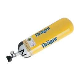 Druckluftflasche 6,8 l/300 bar, CFK, Lebenszeit 30 Jahre