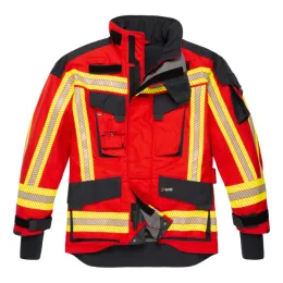 Einsatzjacke SWISSGARD 2.0, rot/schwarzblau