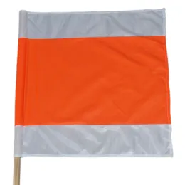 Warnflagge weiß/orange/weiß