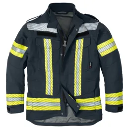 Herrendienstjacke ENDURANCE HIGH-VIS, schwarzblau, mit Reflexbestreifung