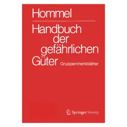 Handbuch der gefährlichen Güter, Gruppenmerkblätter