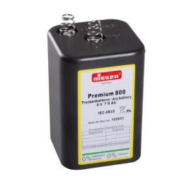 Blockbatterie NISSEN PREMIUM 800 6 V/7-9 Ah