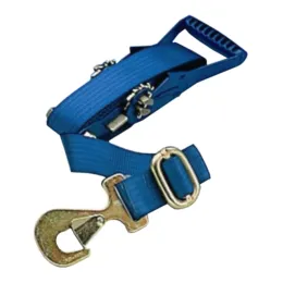Spanngurt 2 m, blau, mit Ratsche