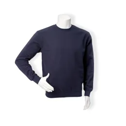 Sweatshirt dunkelblau, Aufdruck weiß