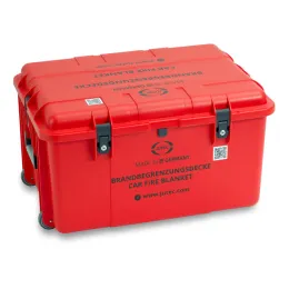 Schutzkoffer für Brandbegrenzungsdecke 6x8 m, leer