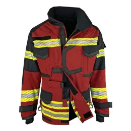 Überjacke ALPHA, rot Matrix/schwarzblau
