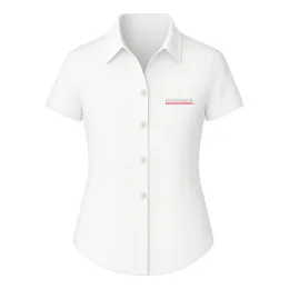 Dienstbluse DER KLASSIKER, weiß, 1/2 Arm, Mischgewebe