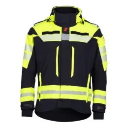 Einsatzjacke CORSAIR, schwarzblau/leuchtgelb