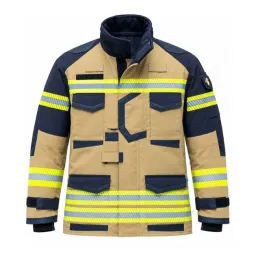 Überjacke ALPHA, sand Matrix/schwarzblau